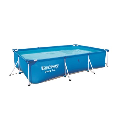 Bể bơi khung kim loại chữ nhật Bestway 56404 | 3,55m X 2,55m X 0,66m (D x R x C)
