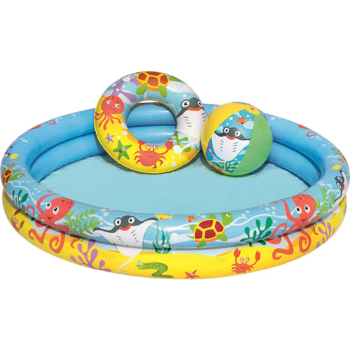 HỒ BƠI BƠM HƠI DÀNH CHO TRẺ EM HÌNH ĐẠI DƯƠNG | BESTWAY 51124 | 1.2m x 0.2m
